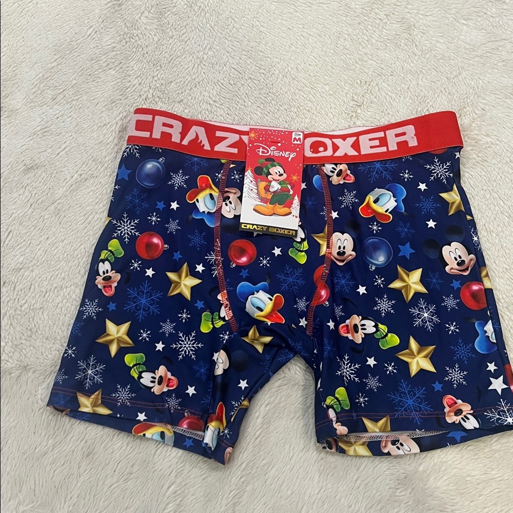 Crazy Boxer Disney Boxer Briefs M Mickey Goofy